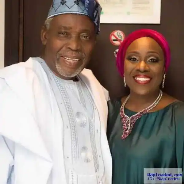 Olu Jacob And Joke Silva Pictured Together At An Event...